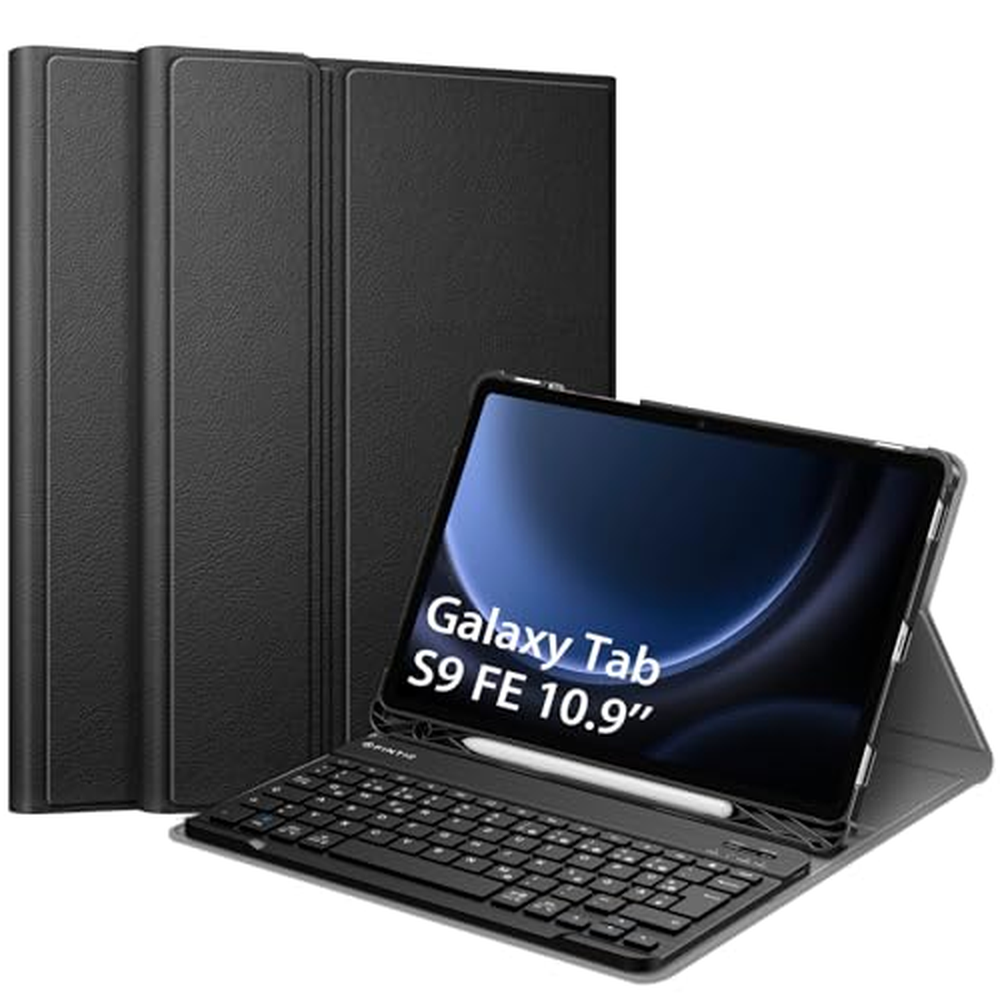 Pouzdro s klávesnicí Fintie pro Samsung Galaxy Tab S9 FE 10,9palcový Tab S9 11palcový tablet 2023, kryt klávesnice s magnetickou